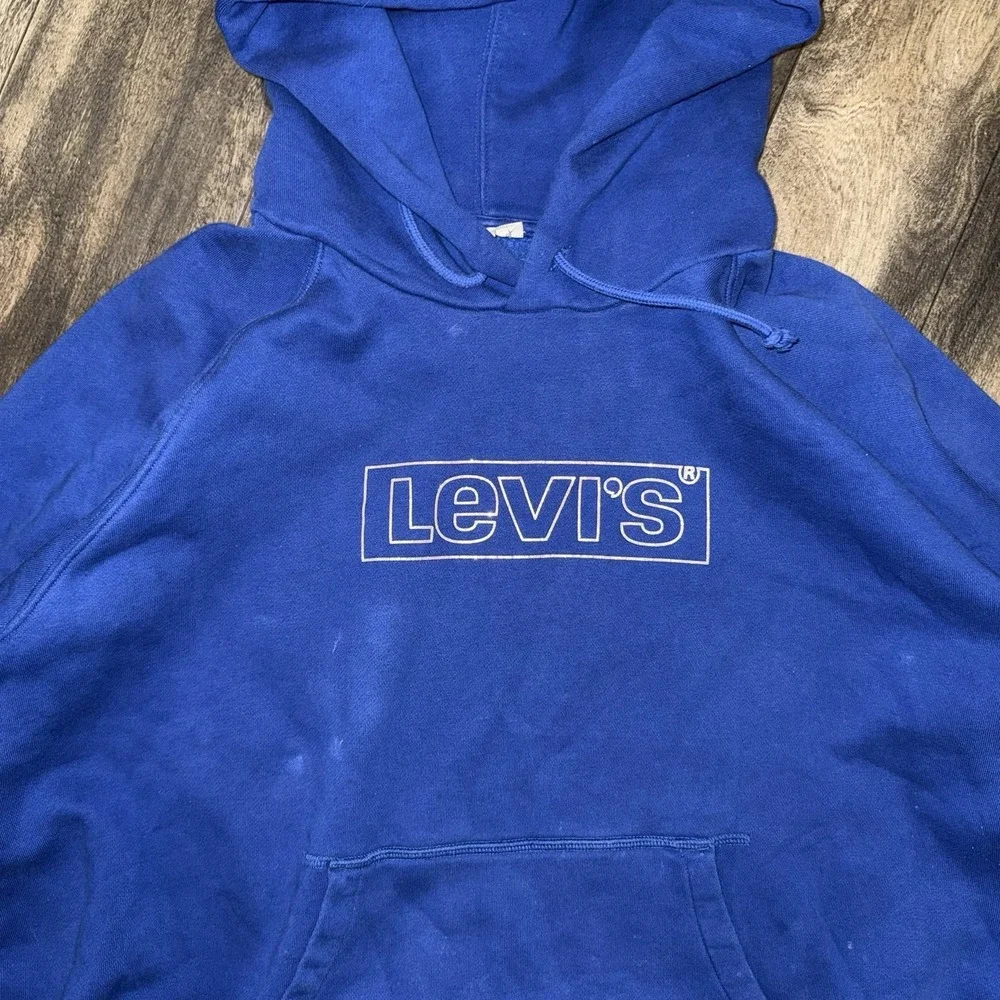 Levi's Relaxed Fit Graphic Hoodie Sweatshirt Blue Size‎ 2X